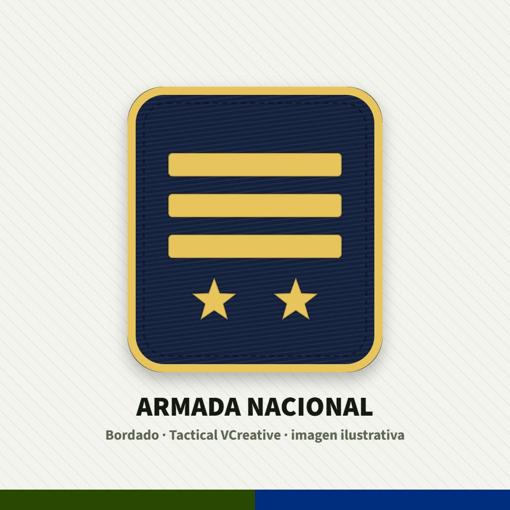 Grados bordados Armada Nacional